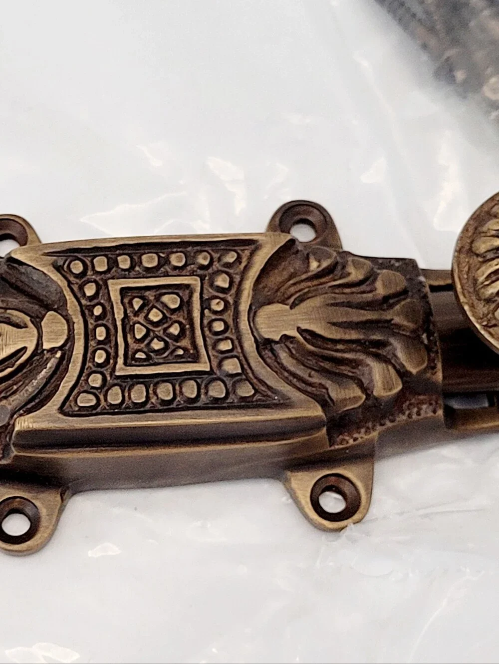 3Pcs Antique Looking Brass 12in Slide Bolt Latch/Door/Gate/Cabinet/Security Lock